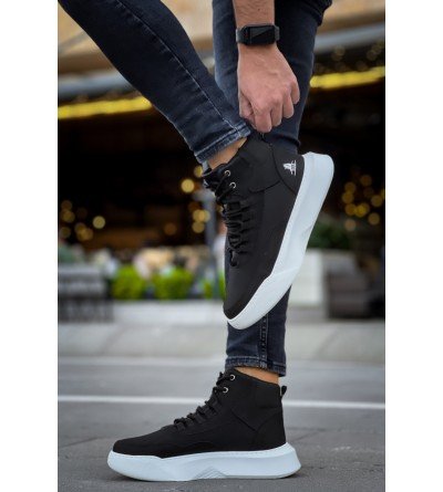 BA0318 Bağcıklı Erkek Yüksek Taban Beyaz Taban Spor Bot BA0318 Bağcıklı Erkek Yüksek Taban Beyaz Taban Spor Bot