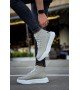 BA0318 Bağcıklı Erkek Yüksek Taban Gri Taban Spor Bot BA0318 Bağcıklı Erkek Yüksek Taban Gri Taban Spor Bot