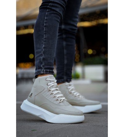 BA0318 Bağcıklı Erkek Yüksek Taban Gri Taban Spor Bot BA0318 Bağcıklı Erkek Yüksek Taban Gri Taban Spor Bot