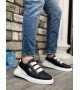 BA0329 3 Bant Siyah Beyaz Detaylı Kalın Taban Casual Erkek Ayakkabı BA0329 3 Bant Siyah Beyaz Detaylı Kalın Taban Casual Erkek Ayakkabı