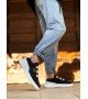 BA0329 3 Bant Siyah Beyaz Detaylı Kalın Taban Casual Erkek Ayakkabı BA0329 3 Bant Siyah Beyaz Detaylı Kalın Taban Casual Erkek Ayakkabı