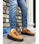 BA0332 Merdiven Desen Bağcıklı Erkek Yüksek Taban Taba Süet Siyah Taban Spor Ayakkabı BA0332 Merdiven Desen Bağcıklı Erkek Yüksek Taban Taba Süet Siyah Taban Spor Ayakkabı