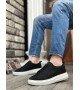 BA0336 İçi Dışı Hakiki Nubuk Deri Siyah Bağcıklı Casual Erkek Ayakkabı BA0336 İçi Dışı Hakiki Nubuk Deri Siyah Bağcıklı Casual Erkek Ayakkabı