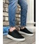 BA0336 İçi Dışı Hakiki Nubuk Deri Siyah Bağcıklı Casual Erkek Ayakkabı BA0336 İçi Dışı Hakiki Nubuk Deri Siyah Bağcıklı Casual Erkek Ayakkabı