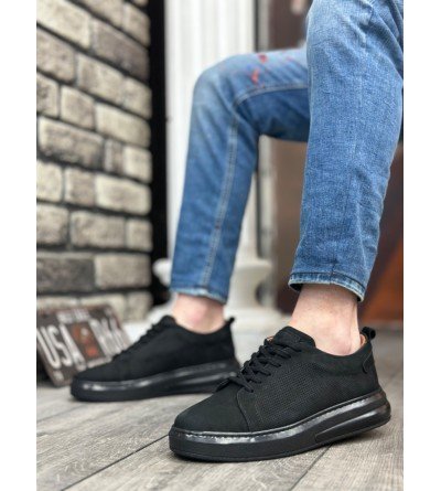 BA0336 İçi Dışı Hakiki Nubuk Deri Siyah Tabanlı Bağcıklı Casual Erkek Ayakkabı BA0336 İçi Dışı Hakiki Nubuk Deri Siyah Tabanlı Bağcıklı Casual Erkek Ayakkabı