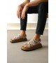 BA0343 Erkek Bodrum İp Halat Gri Günlük Sandalet BA0343 Erkek Bodrum İp Halat Gri Günlük Sandalet