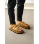 BA0343 Erkek Bodrum İp Halat Sarı Günlük Sandalet BA0343 Erkek Bodrum İp Halat Sarı Günlük Sandalet