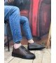 BA0347 İçi Dışı Hakiki Deri Çift Bantlı Kahverengi Casual Erkek Ayakkabı BA0347 İçi Dışı Hakiki Deri Çift Bantlı Kahverengi Casual Erkek Ayakkabı
