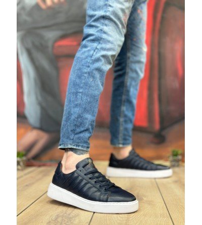 BA0348 İçi Dışı Hakiki Deri Bağcıklı Lacivert Casual Erkek Ayakkabı BA0348 İçi Dışı Hakiki Deri Bağcıklı Lacivert Casual Erkek Ayakkabı
