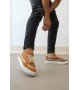 BA0351 BOA Bağcıklı Deri Tozu Günlük Taba Renk Spor Ayakkabı BA0351 BOA Bağcıklı Deri Tozu Günlük Taba Renk Spor Ayakkabı