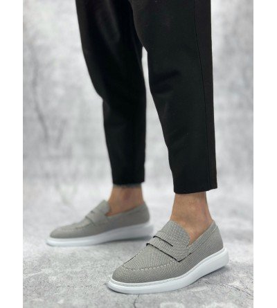 BA0355 Bağcıksız Keten Füme Klasik Corcik Erkek Ayakkabı BA0355 Bağcıksız Keten Füme Klasik Corcik Erkek Ayakkabı