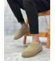 BA0358 BOA Doğal Deri Tozu Bağcıklı Kauçuk El Yapımı Espadril Taban Bej Renk Erkek Ayakkabı BA0358 BOA Doğal Deri Tozu Bağcıklı Kauçuk El Yapımı Espadril Taban Bej Renk Erkek Ayakkabı