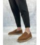 BA0359 BOA Doğal Deri Tozu Bağcıksız Kauçuk El Yapımı Espadril Taban Taba Renk Erkek Ayakkabı BA0359 BOA Doğal Deri Tozu Bağcıksız Kauçuk El Yapımı Espadril Taban Taba Renk Erkek Ayakkabı