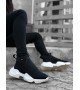 BA0401 Bağcıksız Rahat Yüksek Taban Siyah Erkek Spor Yarım Bilek Bot BA0401 Bağcıksız Rahat Yüksek Taban Siyah Erkek Spor Yarım Bilek Bot