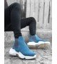 BA0444 Bağcıksız Rahat Yüksek Taban Mavi Erkek Spor Yarım Bilek Bot BA0444 Bağcıksız Rahat Yüksek Taban Mavi Erkek Spor Yarım Bilek Bot