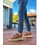 BA0505 Çengel Bağcıklı Taba Renk Yüksek Tabanlı Günlük Ayakkabı BA0505 Çengel Bağcıklı Taba Renk Yüksek Tabanlı Günlük Ayakkabı