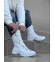 BA0605 Bağcıklı Beyaz Askeri Postal Bot BA0605 Bağcıklı Beyaz Askeri Postal Bot