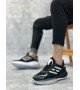 BA0650 Tarz Sneakers Yüksek Taban Siyah Beyaz Spor Ayakkabısı BA0650 Tarz Sneakers Yüksek Taban Siyah Beyaz Spor Ayakkabısı
