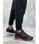 BA0650 Tarz Sneakers Yüksek Taban Siyah Kırmızı Spor Ayakkabısı BA0650 Tarz Sneakers Yüksek Taban Siyah Kırmızı Spor Ayakkabısı