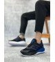 BA0650 Tarz Sneakers Yüksek Taban Siyah Mavi Spor Ayakkabısı BA0650 Tarz Sneakers Yüksek Taban Siyah Mavi Spor Ayakkabısı