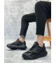 BA0650 Tarz Sneakers Yüksek Taban Siyah Spor Ayakkabısı BA0650 Tarz Sneakers Yüksek Taban Siyah Spor Ayakkabısı