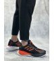 BA0650 Tarz Sneakers Yüksek Taban Siyah Turuncu Spor Ayakkabısı BA0650 Tarz Sneakers Yüksek Taban Siyah Turuncu Spor Ayakkabısı