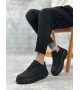 BA0666 BOA Siyah Yüksek Taban Erkek Günlük Ayakkabı BA0666 BOA Siyah Yüksek Taban Erkek Günlük Ayakkabı
