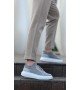 BA0812 Özel Örme Triko Tarz Gri Renk Spor Ayakkabı BA0812 Özel Örme Triko Tarz Gri Renk Spor Ayakkabı