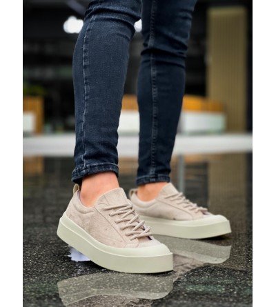 BA500 BOA Özel Termo Taban Krem Casual Erkek Ayakkabı BA500 BOA Özel Termo Taban Krem Casual Erkek Ayakkabı