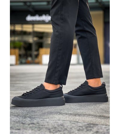 BA500 BOA Özel Termo Taban Siyah Renk Casual Erkek Ayakkabı BA500 BOA Özel Termo Taban Siyah Renk Casual Erkek Ayakkabı