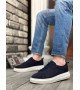 BA0336 İçi Dışı Hakiki Nubuk Deri Lacivert Bağcıklı Casual Erkek Ayakkabı BA0336 İçi Dışı Hakiki Nubuk Deri Lacivert Bağcıklı Casual Erkek Ayakkabı