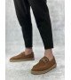 BA0358 BOA Doğal Deri Tozu Bağcıklı Kauçuk El Yapımı Espadril Taban Taba Renk Erkek Ayakkabı BA0358 BOA Doğal Deri Tozu Bağcıklı Kauçuk El Yapımı Espadril Taban Taba Renk Erkek Ayakkabı
