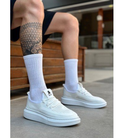 BA0375 Özel Örme Triko Tarz Beyaz Taban Spor Ayakkabı BA0375 Özel Örme Triko Tarz Beyaz Taban Spor Ayakkabı