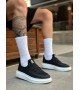 BA0375 Özel Örme Triko Tarz Siyah Renk Spor Ayakkabı BA0375 Özel Örme Triko Tarz Siyah Renk Spor Ayakkabı
