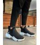 BA0401 Bağcıksız Rahat Yüksek Taban Siyah Erkek Spor Yarım Bilek Bot BA0401 Bağcıksız Rahat Yüksek Taban Siyah Erkek Spor Yarım Bilek Bot