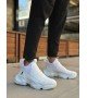 BA0401 Bağcıksız Rahat Kalın Taban Beyaz Erkek Spor Yarım Bilek Bot BA0401 Bağcıksız Rahat Kalın Taban Beyaz Erkek Spor Yarım Bilek Bot