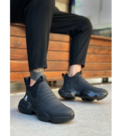 BA0401 Bağcıksız Rahat Yüksek Taban Erkek Spor Yarım Bilek Bot BA0401 Bağcıksız Rahat Yüksek Taban Erkek Spor Yarım Bilek Bot