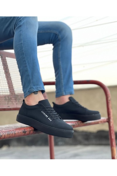 BA0104 Bağcıklı  Nubuk Siyah Spor Klasik Erkek Ayakkabı BA0104 Bağcıklı  Nubuk Siyah Spor Klasik Erkek Ayakkabı