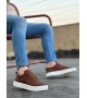 BA0104 Bağcıklı Taba Ekose Spor Klasik Erkek Ayakkabı BA0104 Bağcıklı Taba Ekose Spor Klasik Erkek Ayakkabı