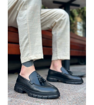 BA0240 Püsküllü Cilt Klasik Yüksek Taban Casual Erkek Ayakkabı BA0240 Püsküllü Cilt Klasik Yüksek Taban Casual Erkek Ayakkabı