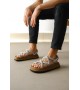 BA0343 Erkek Bodrum İp Halat Gri Günlük Sandalet BA0343 Erkek Bodrum İp Halat Gri Günlük Sandalet