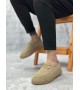BA0358 BOA Doğal Deri Tozu Bağcıklı Kauçuk El Yapımı Espadril Taban Bej Renk Erkek Ayakkabı BA0358 BOA Doğal Deri Tozu Bağcıklı Kauçuk El Yapımı Espadril Taban Bej Renk Erkek Ayakkabı