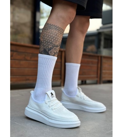 BA0375 Özel Örme Triko Tarz Beyaz Taban Spor Ayakkabı BA0375 Özel Örme Triko Tarz Beyaz Taban Spor Ayakkabı